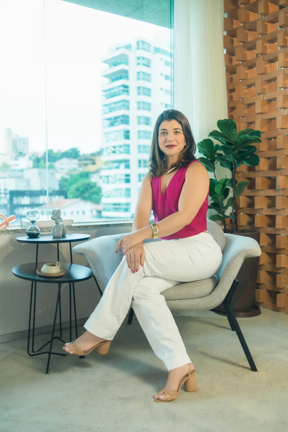 Retrato de Priscila Duelli — direção de imagem da Criativa