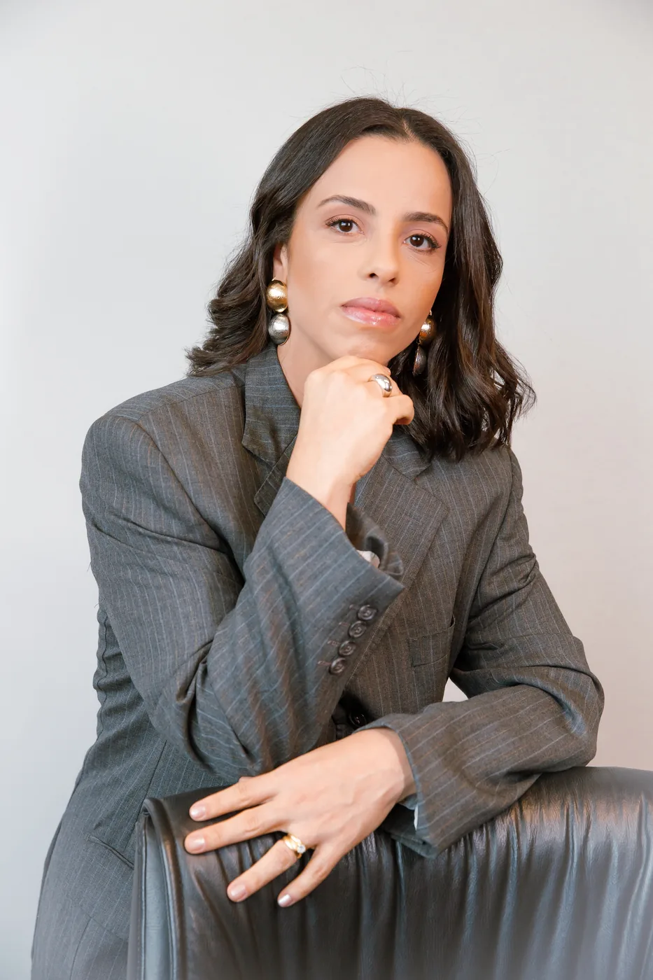 Retrato de Samantha Braga — direção de imagem da Criativa